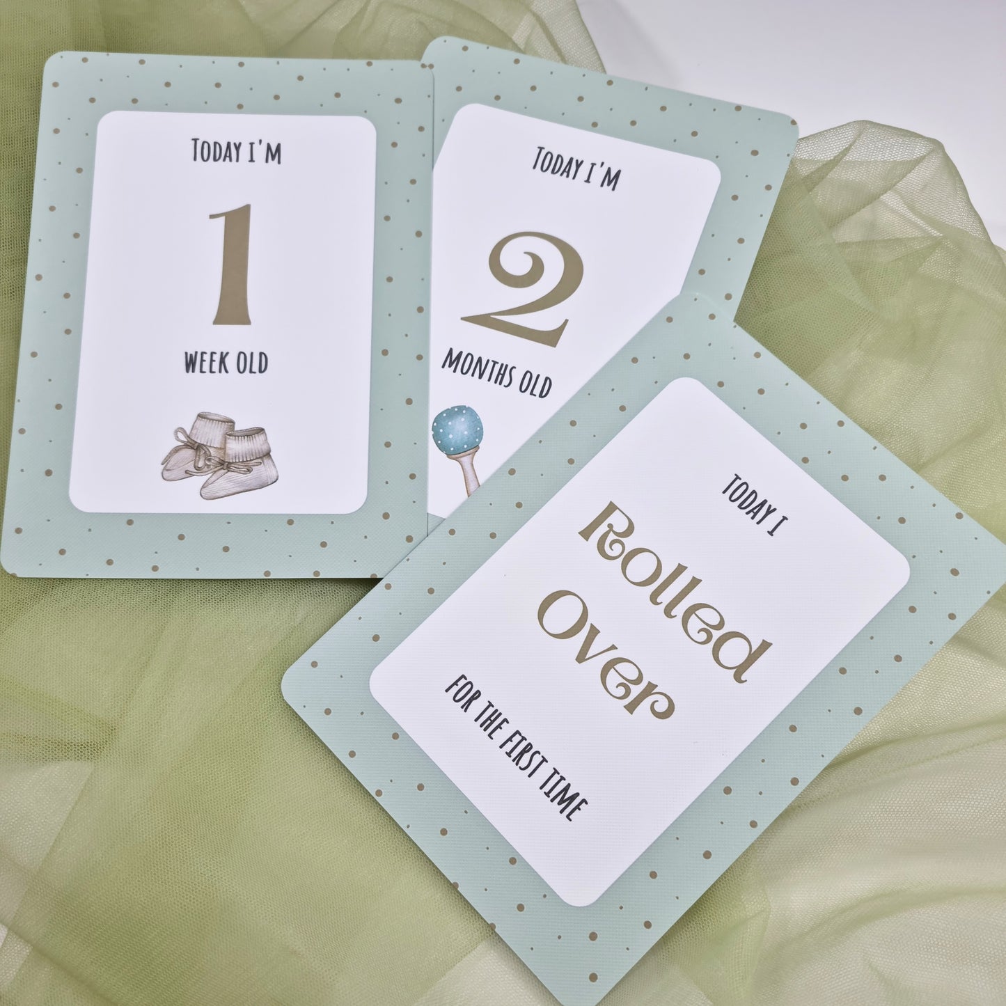 Green Dots Milestone Cards