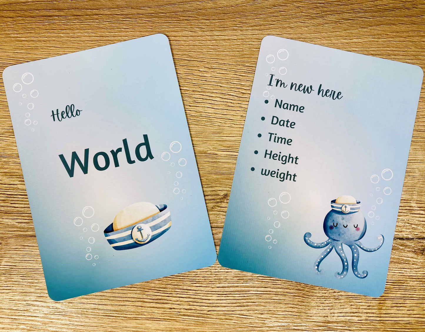 Sea World Milestone Cards