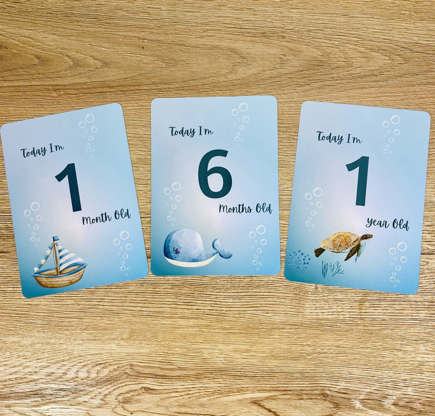 Sea World Milestone Cards