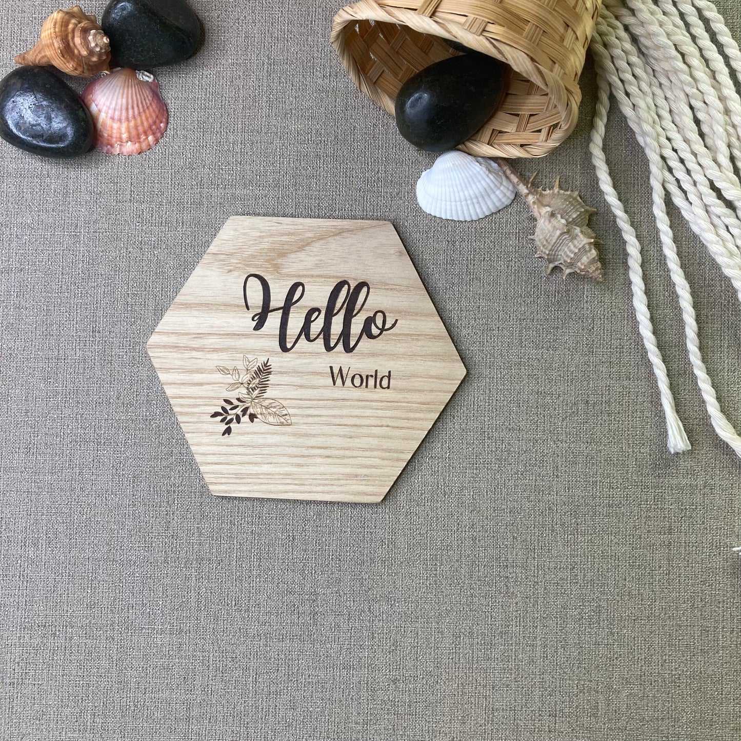 Wooden Engraved Milestone Cards