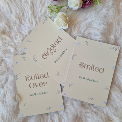 Yellow Theme Milestone Cards