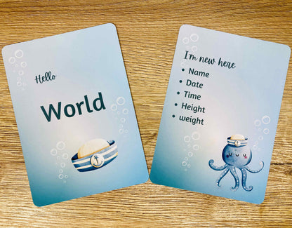 Sea World Milestone Cards