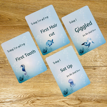 Sea World Milestone Cards