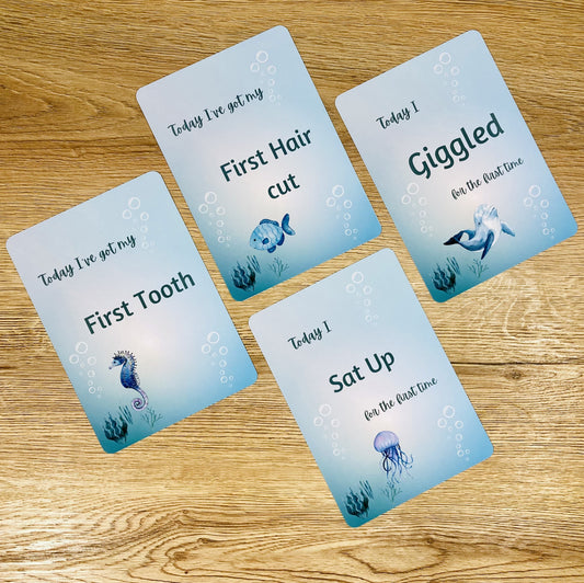 Sea World Milestone Cards