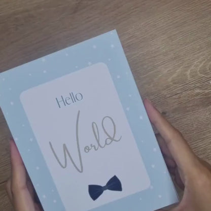 Black Bow Milestone Cards For Boys